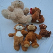 zestaw 5 misiów miś misiek pluszak maskotka