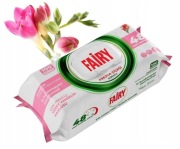 12 opakowań FAIRY Chusteczki Czyszczące 100 szt. FREZJA Bez Smug Ocet XXL