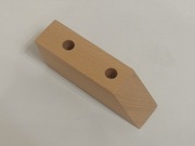 Nóżki do mebli, stopki drewniane, JASNE (nr 36)