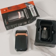 Elegancka Czarno-Różowo-Złota Męska Maszynka do Golenia