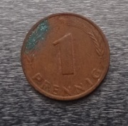 Wyprzedaż Kolekcji  = =  1 fenig 1986r  = Niemcy = " D "