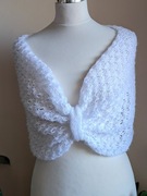 Ażurowe etola do sukienki ślubnej. Handmade. 