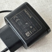 Zasilacz sieciowy 230V, ładowarka USB micro, 5V/350mA, Nokia AC-3E