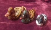 3 kaczki kolekcjonerskie ceramiczne Bavarskie. XXw.