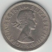 Wielka Brytania 2 szylingi two shillings (floren) 1967 28,4 mm - nr 5