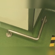 Odbojnica narożna  ze stali nierdzewnej 490x490