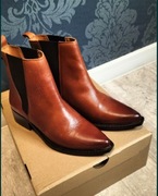 Botki skórzane Nowe Bianco 