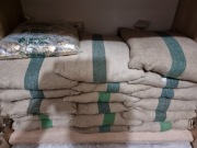 worek parciany 19 sztuk 1 grosz 2 grosze 5 groszy worki parciane 186000 szt