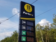 Pylon cenowy 1,5x5m - 4 paliwa , Stacja paliw 