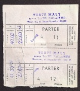 Warszawa 1975, Teatr Mały / Narodowy 2 bilety 