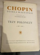 "Chopin. Trzy polonezy z 1817 i 1821 r." - nuty