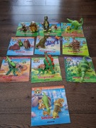 DE AGOSTINI DINOZAURY I PRZYJACIELE KSIĄŻKI FIGURKI 
