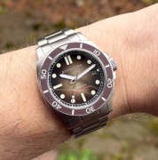 Zegarek męski Spinnaker Hull Diver Automatic Harvest Brown SP-5088-44 42mm