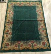 Secesja Antyk stara przedwojenna narzuta kapa 205x145 aksamit Kraków 