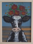 Obrazek akryl Pani Krowa 30x40cm