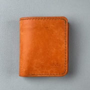 Skórzany Handmade - Portfel składany bifold