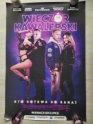 Plakat kinowy z filmu Wieczór kawalerski Banasiuk Opozda 