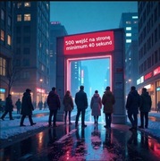 500 unikalnych wejść na stronę 40 sekund, reklama strony