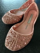 Balerinki pachnące melissa różowe brokat R.33