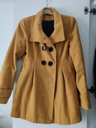 Fashion AFC collection musztardowy płaszcz zimowy S