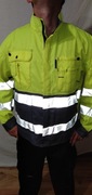 bluza robocza z odblaskami żółto szara Bjornklader r. S 46-48  kurtka