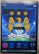 PANINI CHAMPIONS LEAGUE 2014/15 KARTA LOGO MANCHESTER CITY