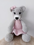 Miś szydełkowy Dziewczynka 