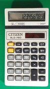 Kalkulator CITIZEN SLD-760 12 digit 1 memory, batery + solar