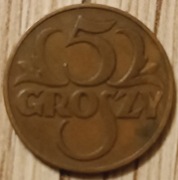 5 groszy 1937 II RP