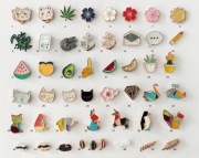 Wpinka przypinka metalowa pin broszka adventure time star wars kotki kawa