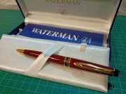 Długopis Waterman Expert, wzór szylkret i kolor złoty.