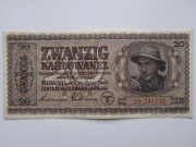 20 karbowanez, Zentralnotenbank Ukraine, 1942