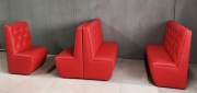 Sofa loża boks tapicerowana pikowana na wymiar BAR