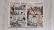 Komiks PRL: "3x kontra Mamuty" – Świat Młodych 1986 (wycinki)