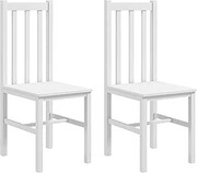 Zestaw 2 krzeseł do jadalni, z litego drewna, krzesła kuchenne