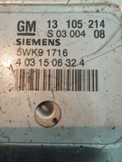 Sterownik Opel MERIVA,ASTRA,ZAFIRA 1.8 Z18XE