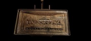 Płaskorzeźba 68x34cm Ostatnia Wieczerza Obraz Na Ścianę GIPS COŚ PIĘKNEGO
