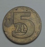 Moneta 5 złotych - 1975 rok
