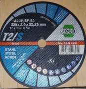 TARCZA DO CIĘCIA Stali 230x2.5x22.23