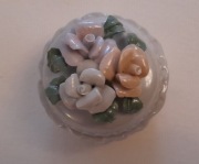 Ceramika PRL śliczne puzderko