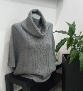 Sweter ponczo damskie Sakura