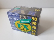 Kasety kaseta SONY 90 FX II CHROME 5 pack C-90FX2B Nowe