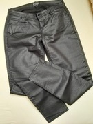 DAMSKIE SPODNIE WOSKOWANE CZARNE ROZ.M