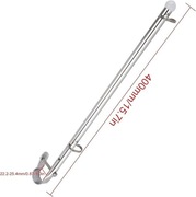 Maszt na Flagę Banderę FLAGSZTOK 40cm na reling, nieużywany