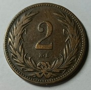 MONETA 2 FILLERY – WĘGRY 1896. (237)