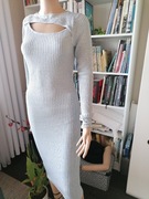 SECOND FEMALE SUKIENKA SWETROWA DŁUGA SEXI MELANŻ 34