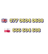 Złoty numer SIM UK i PL