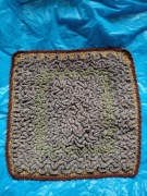 narzutka na taboret Stara z czasów PRL-u orginalna 