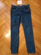 Spodnie dzinsowe, jeansowe granatowe chłopięce Reserved 12-14 lat