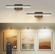 FULEN Lampa Ścienna LED Bezprzewodowa Z Akumulatorem Czarna 2 Sztuki